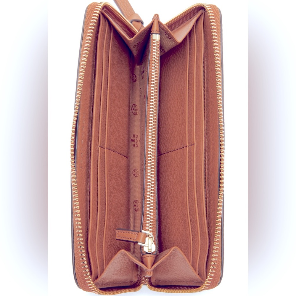 Tory Burch Bombe T Zip Continental Wallet - Picture 2 of 11